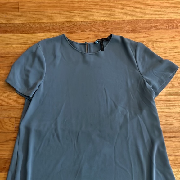 BCBG Nalia Light Blue Blouse - Picture 6 of 11